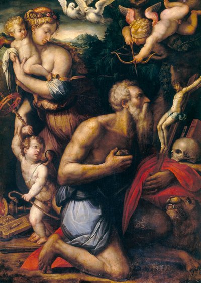 Temptation of St. Jerome by Giorgio Vasari